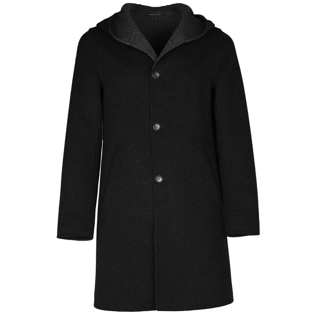 loro piana tessuto - cappotto capolavoro nero