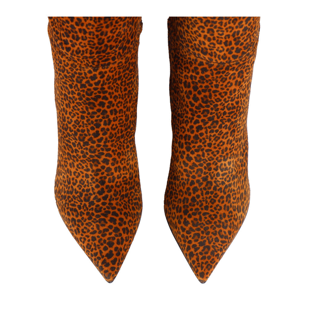 sergio rossi - stivale stampa leopardo