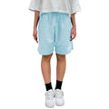comme des fuckdown - shorts azzurri logo ricamato