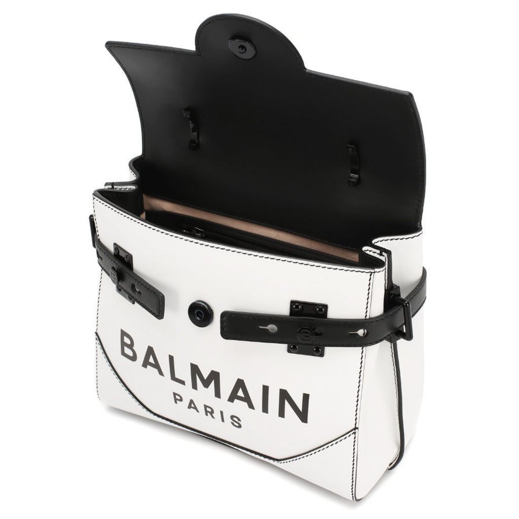 balmain - bb logo flap over shoulder bag