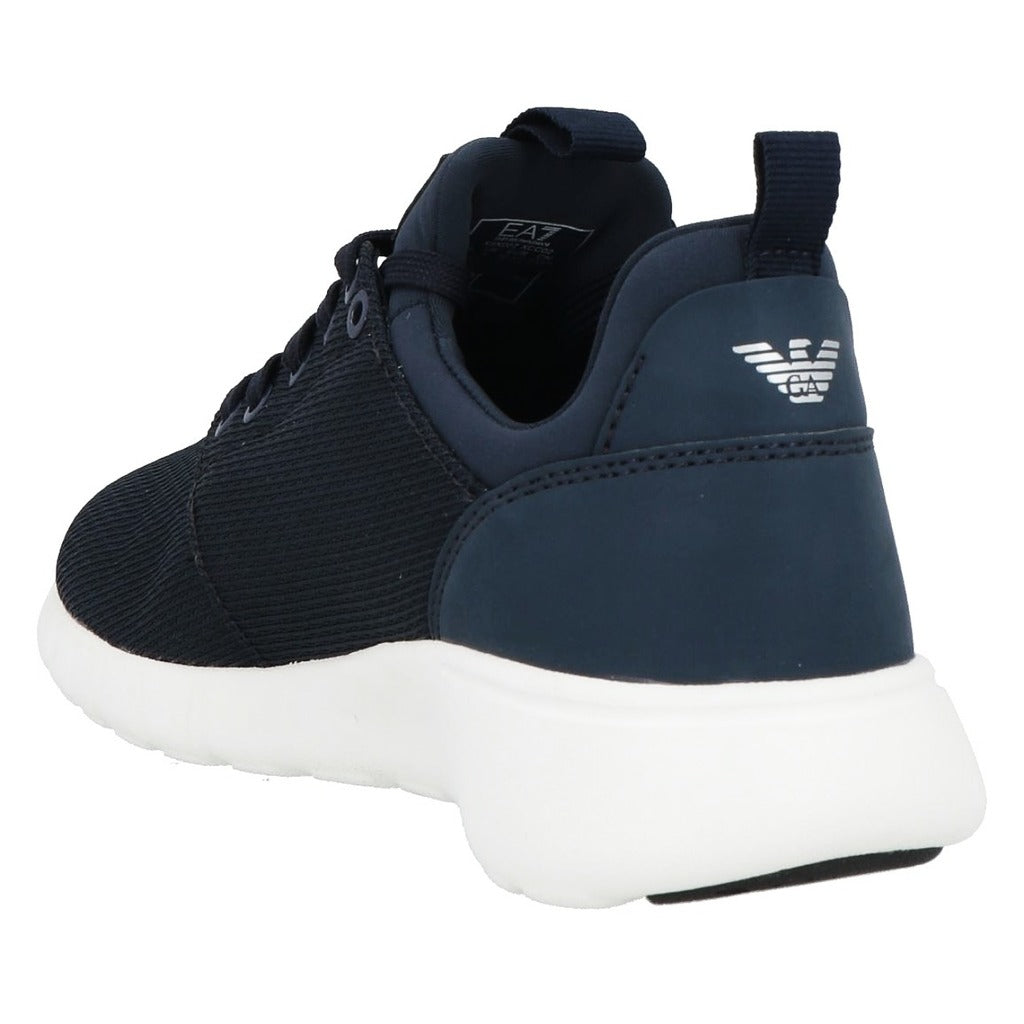 emporio armani - sneakers mesh lycra blu