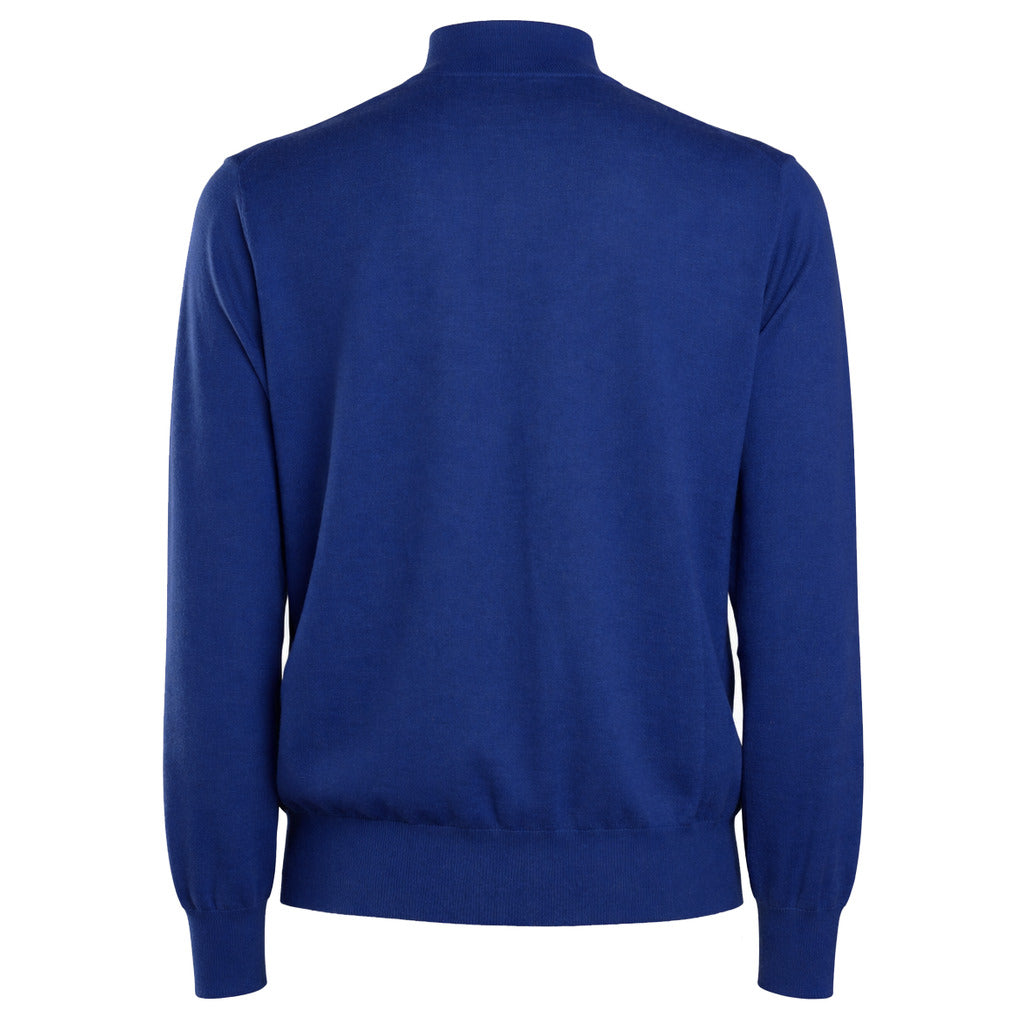 bagutta - cardigan finezza 16 bluette