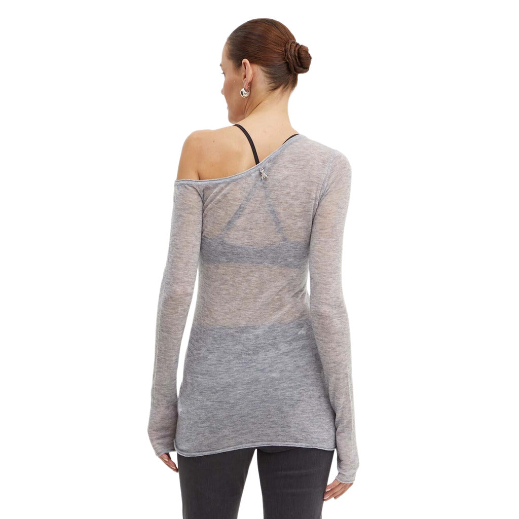 patrizia pepe - maglia grigio melange