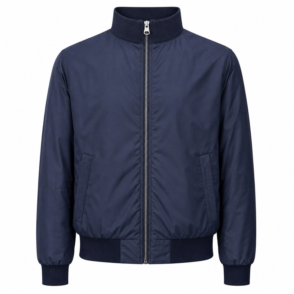 emilio romanelli - bomber reversibile blu