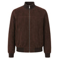 emilio romanelli - bomber reversibile marrone