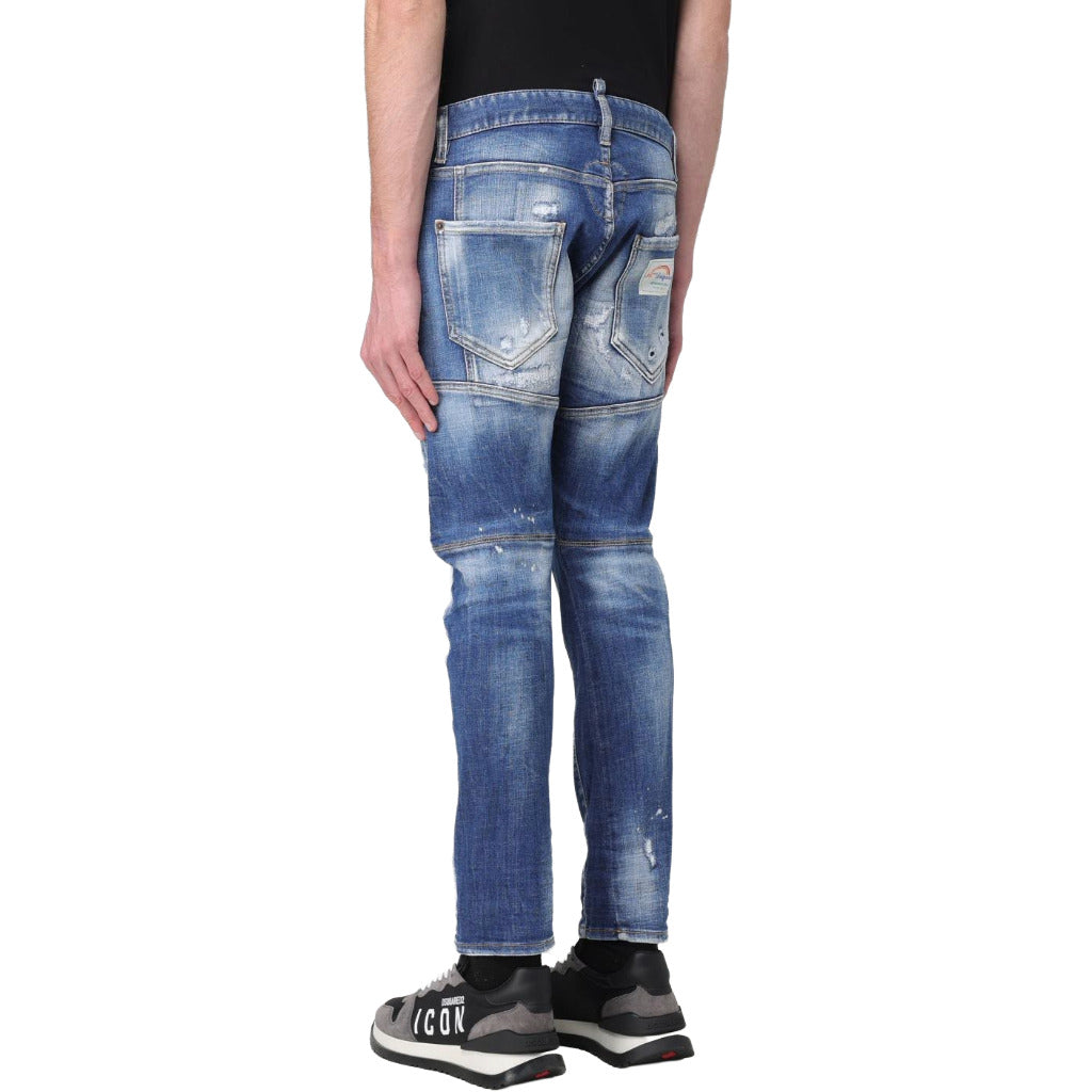 dsquared2 - denim tidy biker jeans