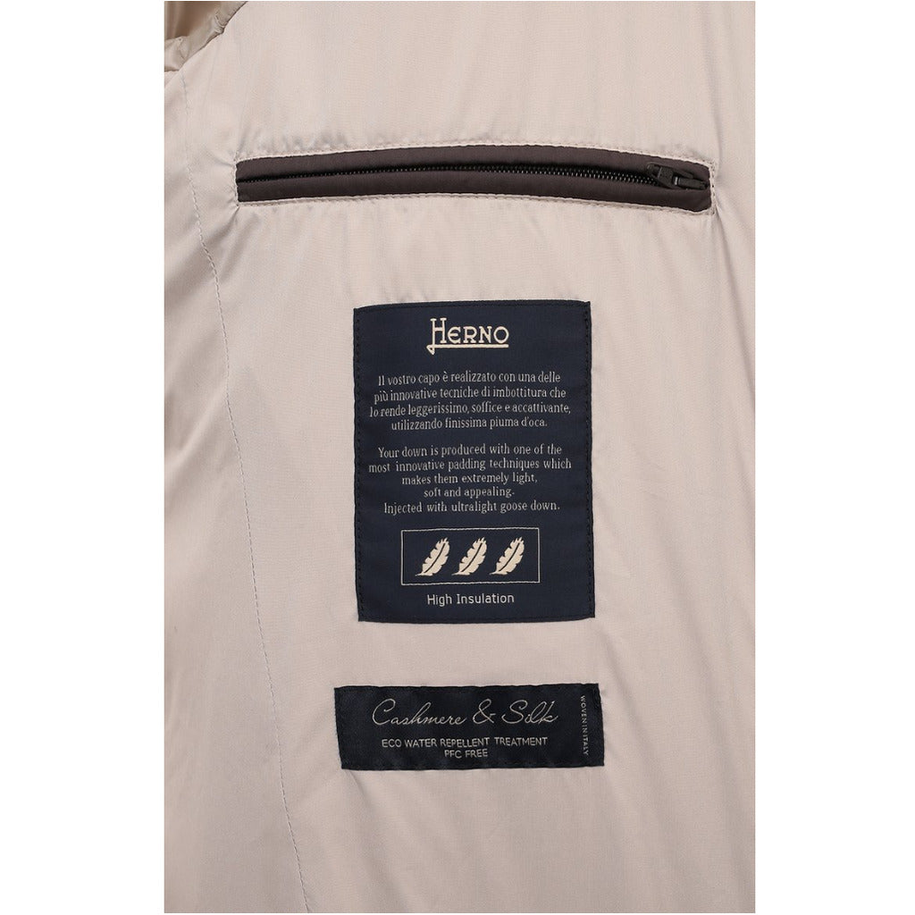 herno - piumino cashmere beige