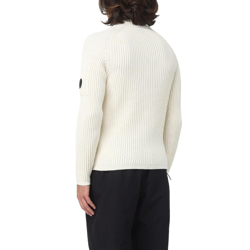 c.p. company - turtle neck re-wool panna