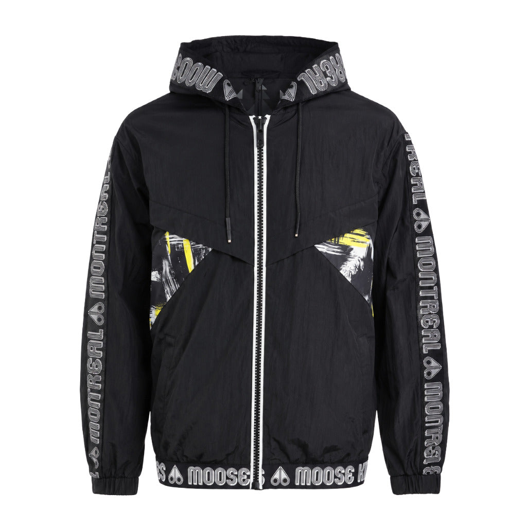 moose knuckles - giacca a vento nera