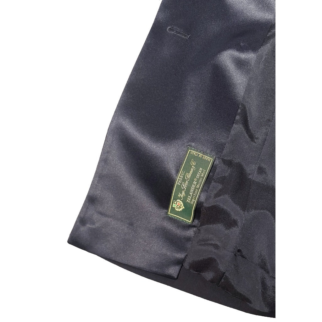 loro piana tessuto - completo doppiopetto blu