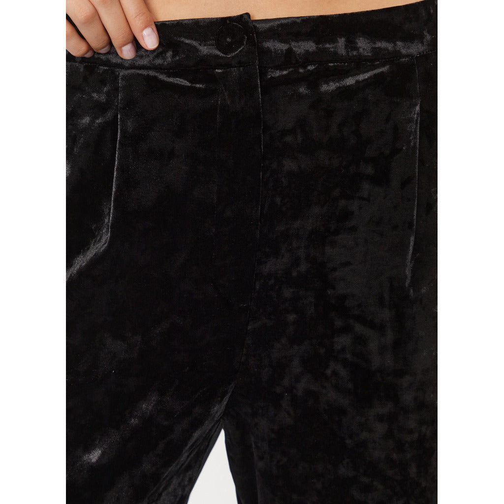 patrizia pepe - pantaloni velluto nero