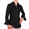 bagutta - camicia lino nero