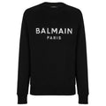 balmain - felpa girocollo nera