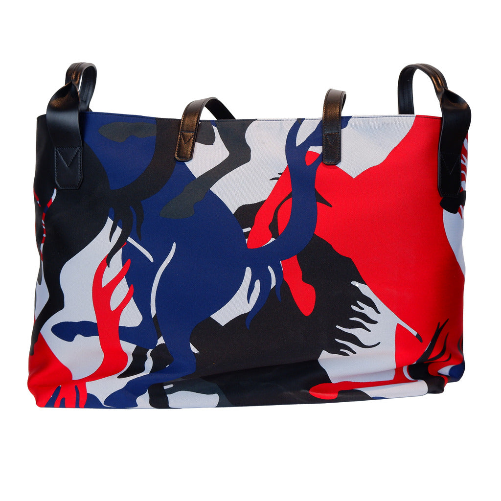ferrari - shopping bag pattern logo