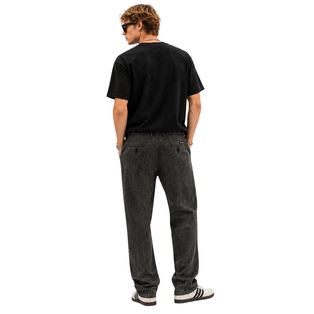 dolce & gabbana - pantalone in denim nero