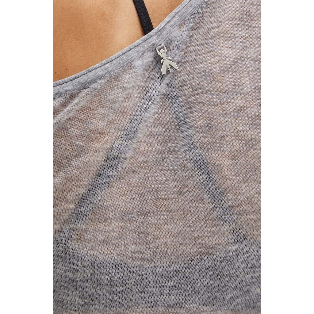 patrizia pepe - maglia grigio melange