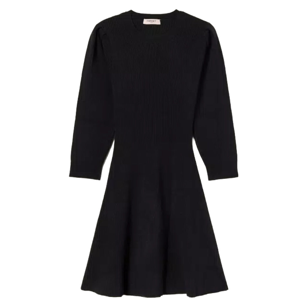 twinset - Abito in maglia a costine