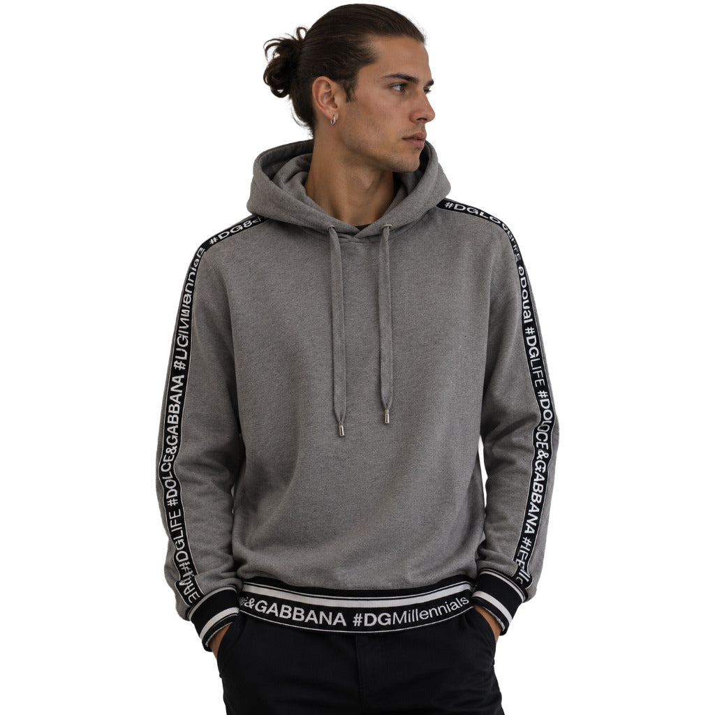 dolce & gabbana - felpa con bande logate