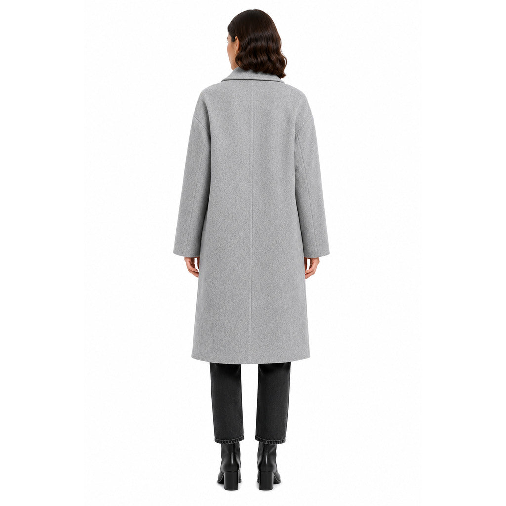 bagutta - cappotto lungo lana doppiopetto