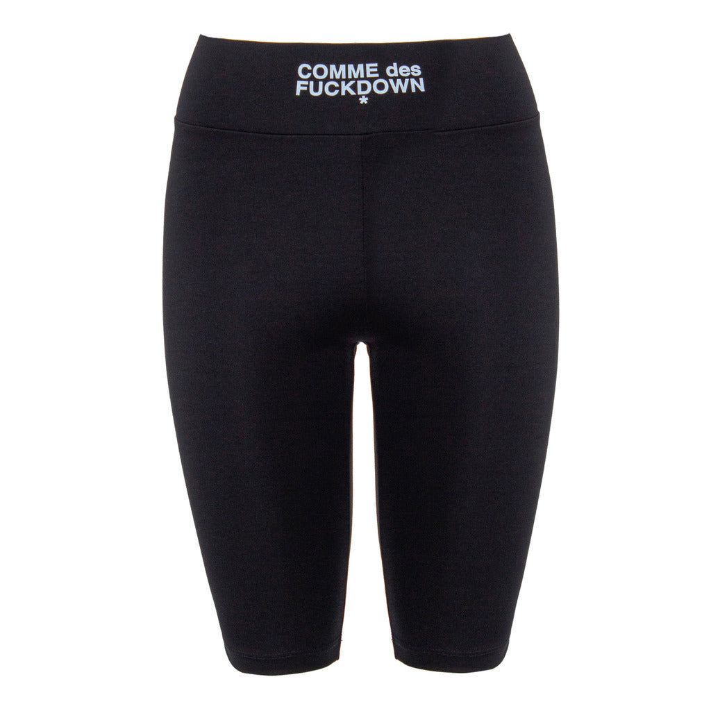 comme des fuckdown - leggings in cotone nero