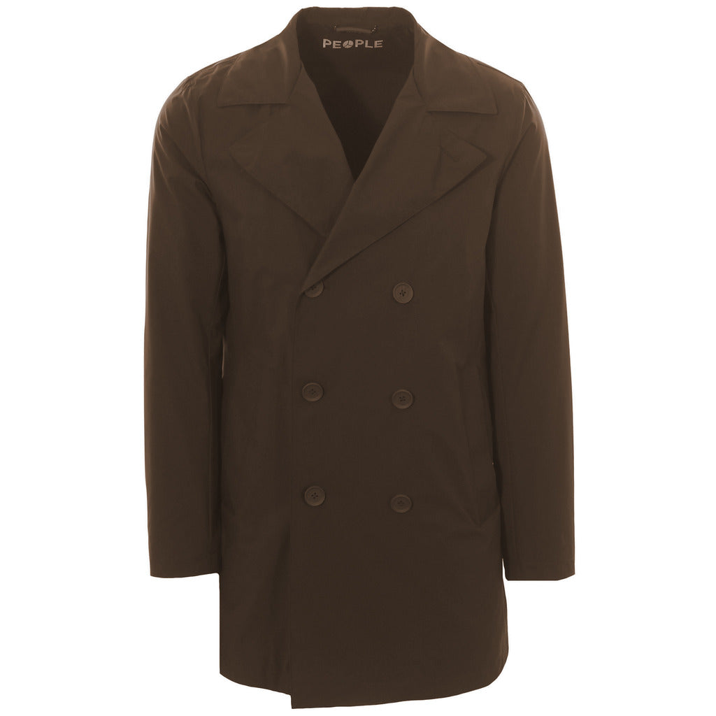 people of shibuya - trench teshio marrone