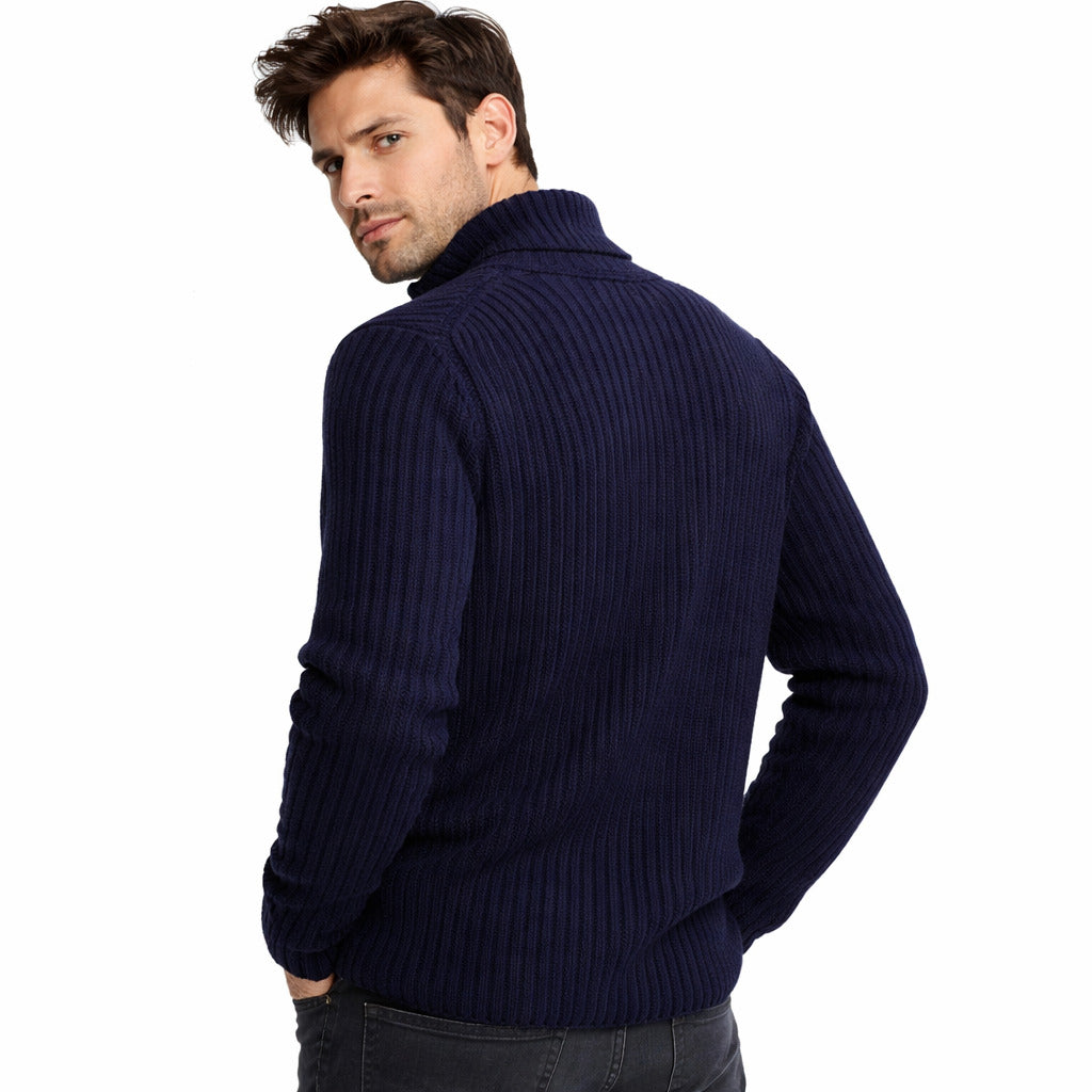 herno - Giacca a maglia blu