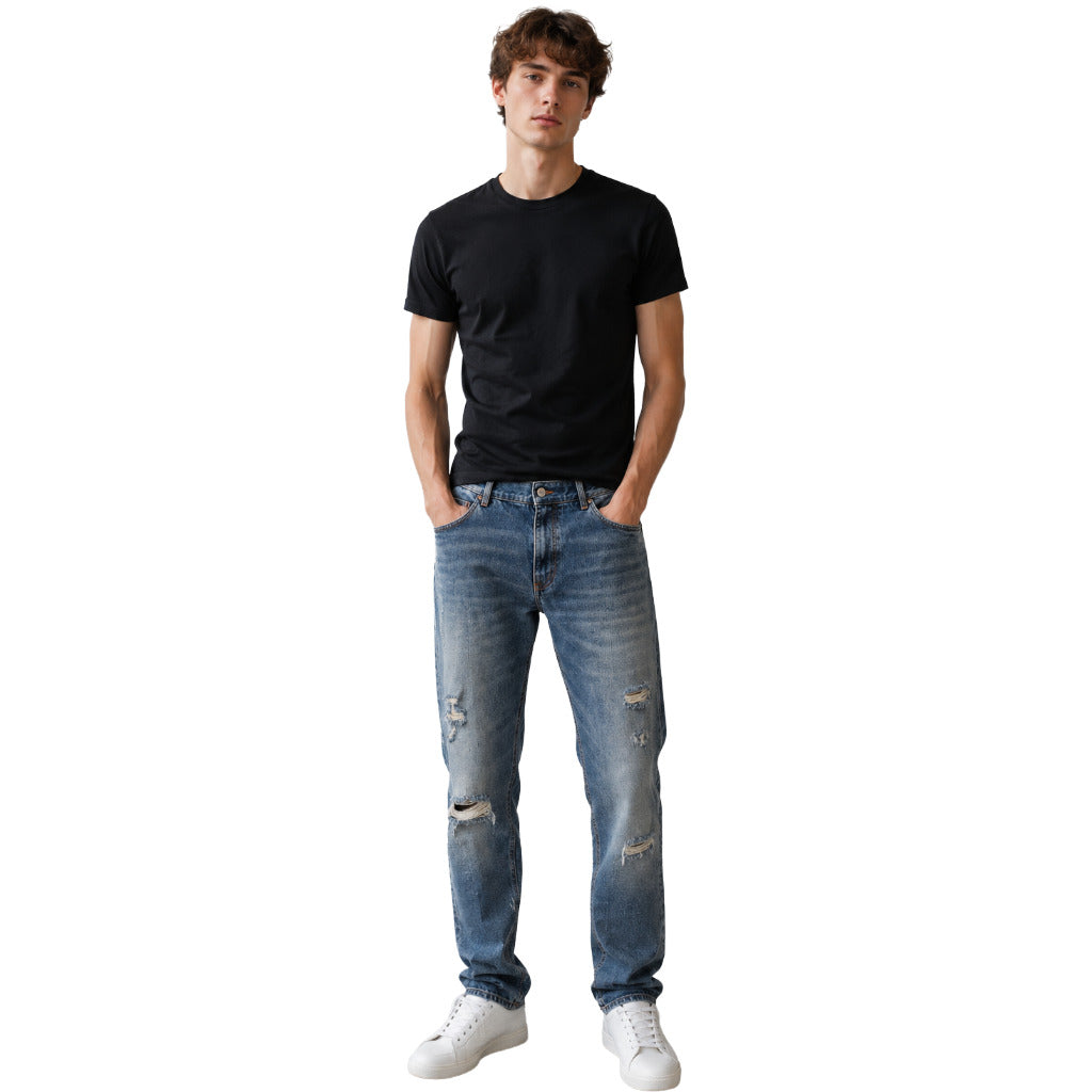dolce & gabbana - jeans strappati blu