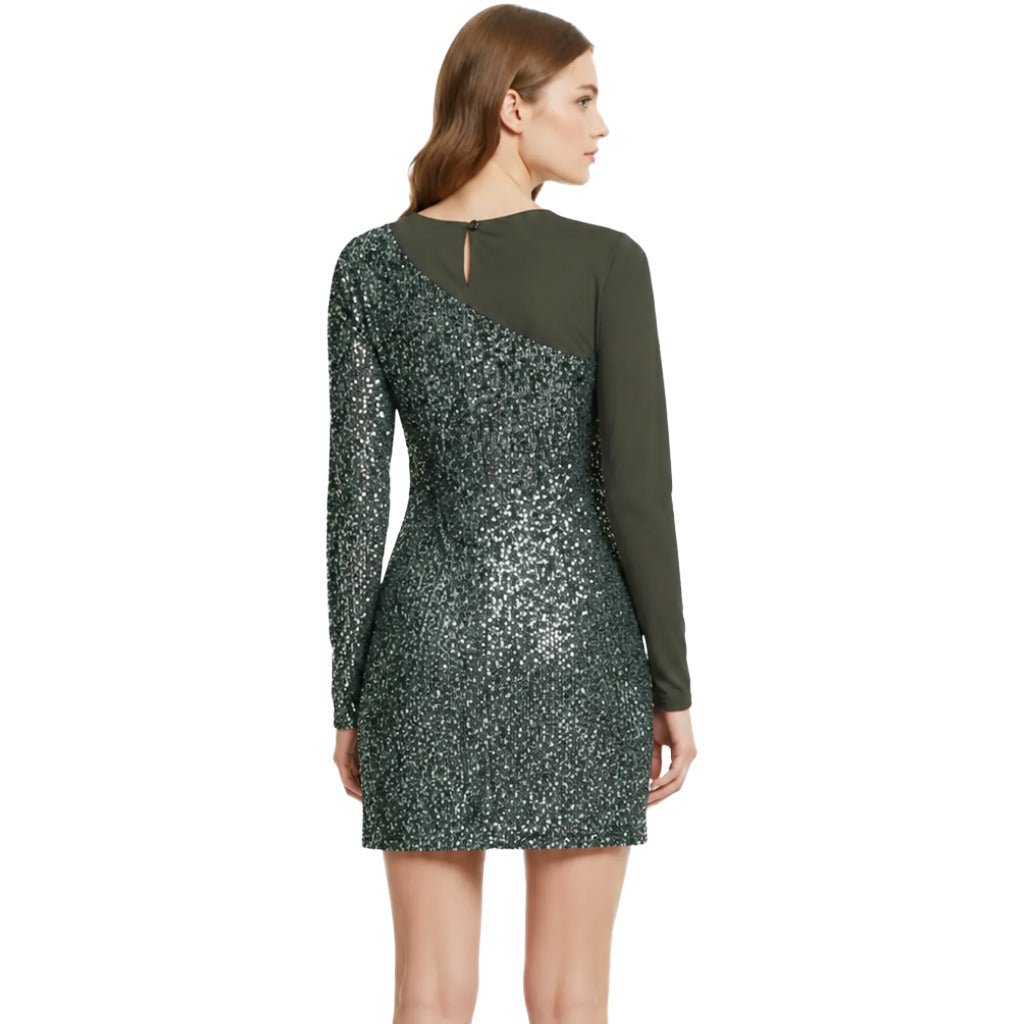 pinko - abito alison con paillettes
