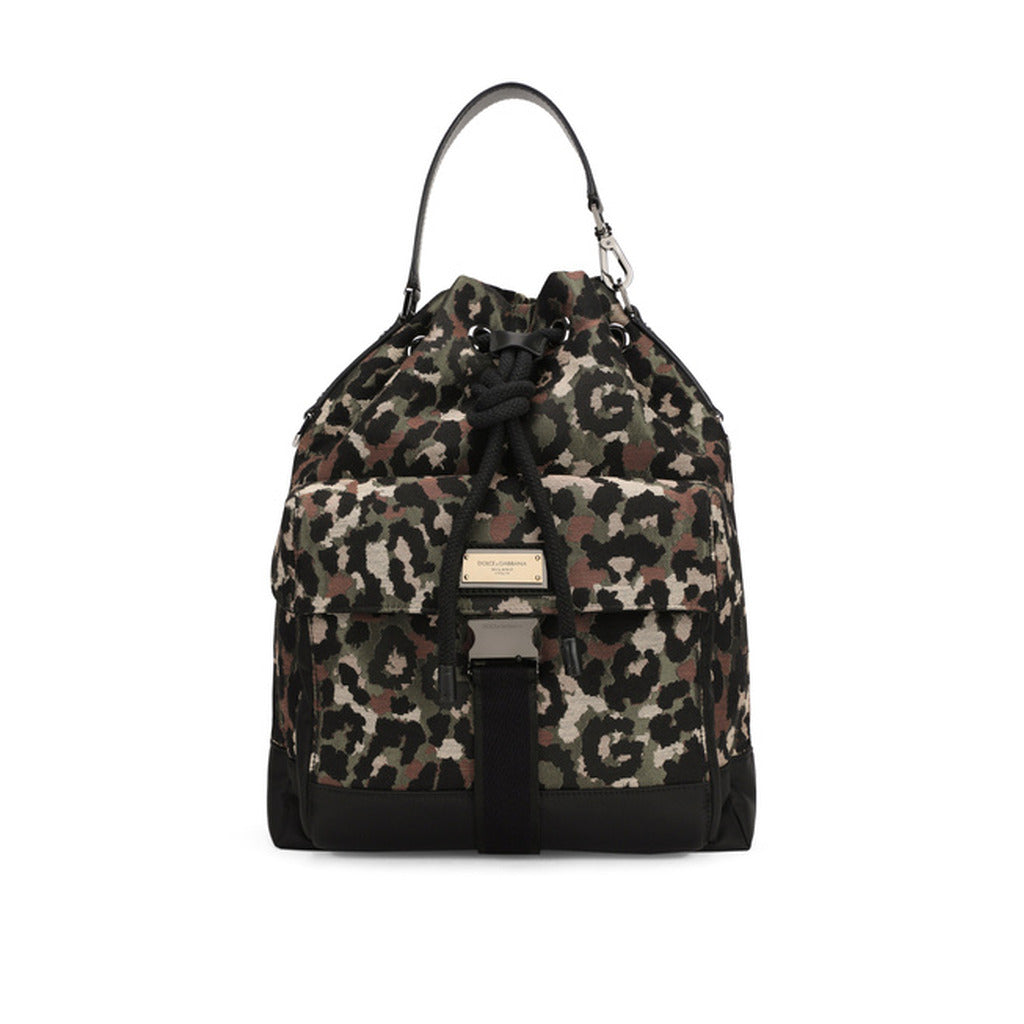 dolce & gabbana - borsa a tracolla jacquard mimetica