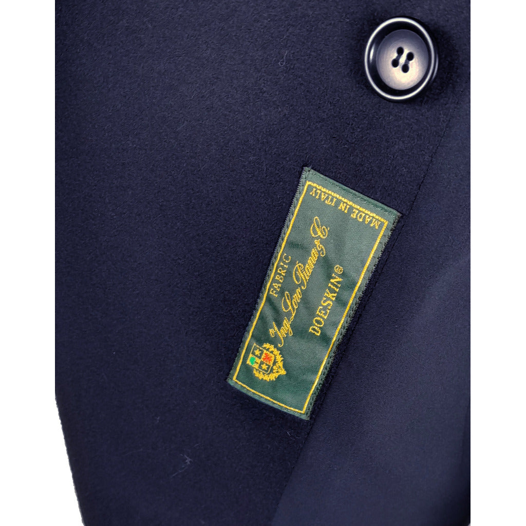 loro piana tessuto - giacca doppiopetto blu