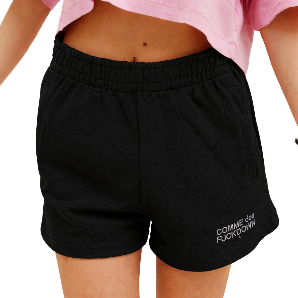 comme des fuckdown - short con ricamo