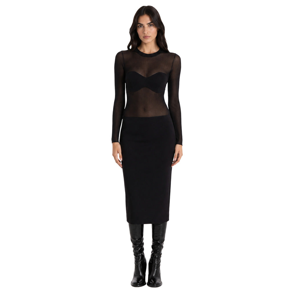patrizia pepe - abito slim lungo