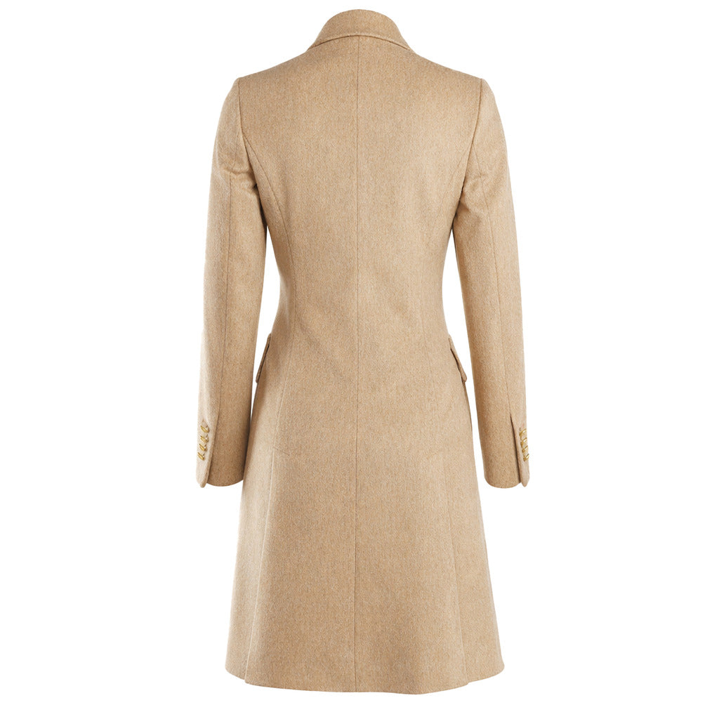 loro piana tessuto - cappotto capolavoro beige