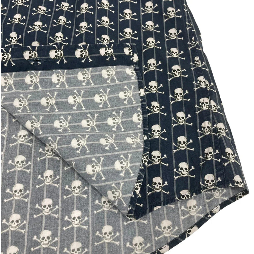 dolce & gabbana - camicia stampa teschi
