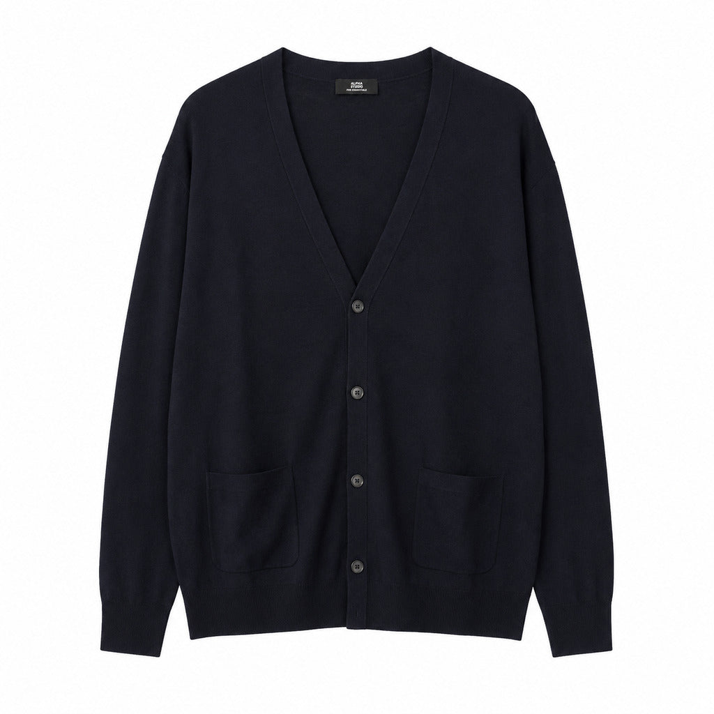 alpha studio - cardigan ultrafino